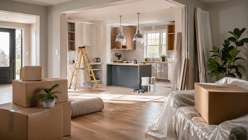 How to Coordinate a Local Move With a Home Renovation